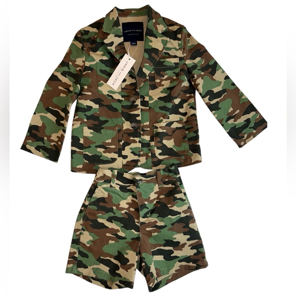 Janie and Jack Camouflage Set